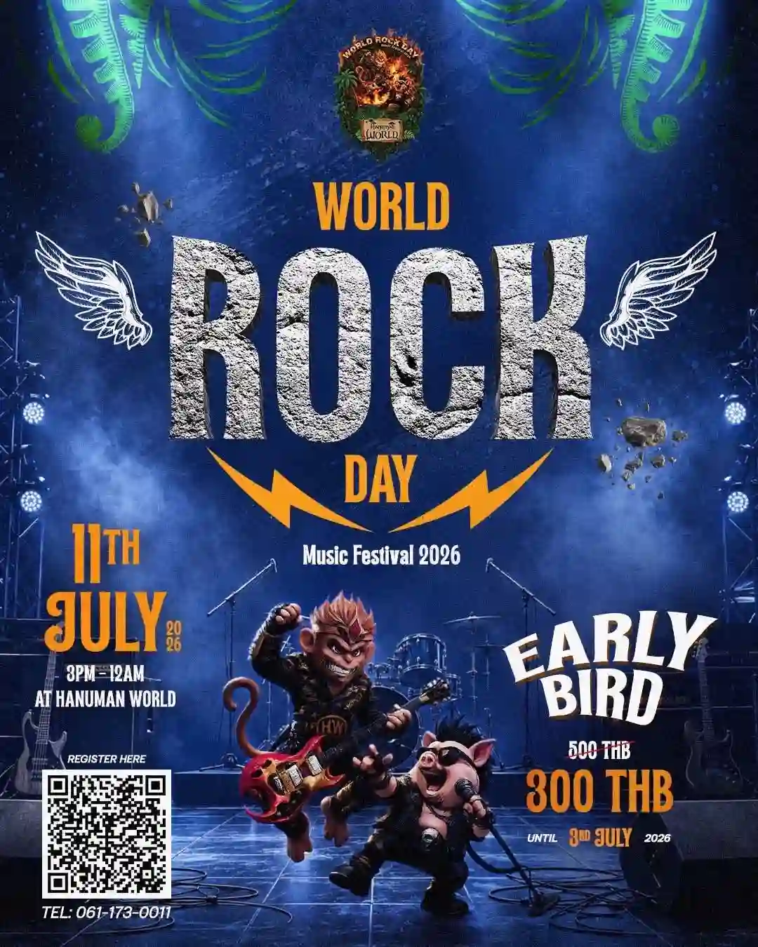 World Rock Day 2026 à Phuket : au cœur de Hanuman World