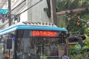Le smart bus de Phuket et son prix affiché