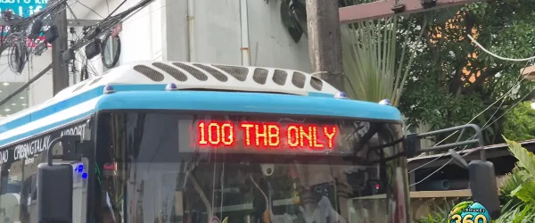 Le smart bus de Phuket et son prix affiché