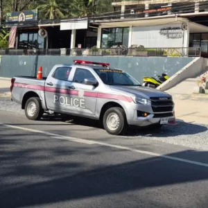 Carte des emplacements des barrages de police les plus fréquents à Phuket